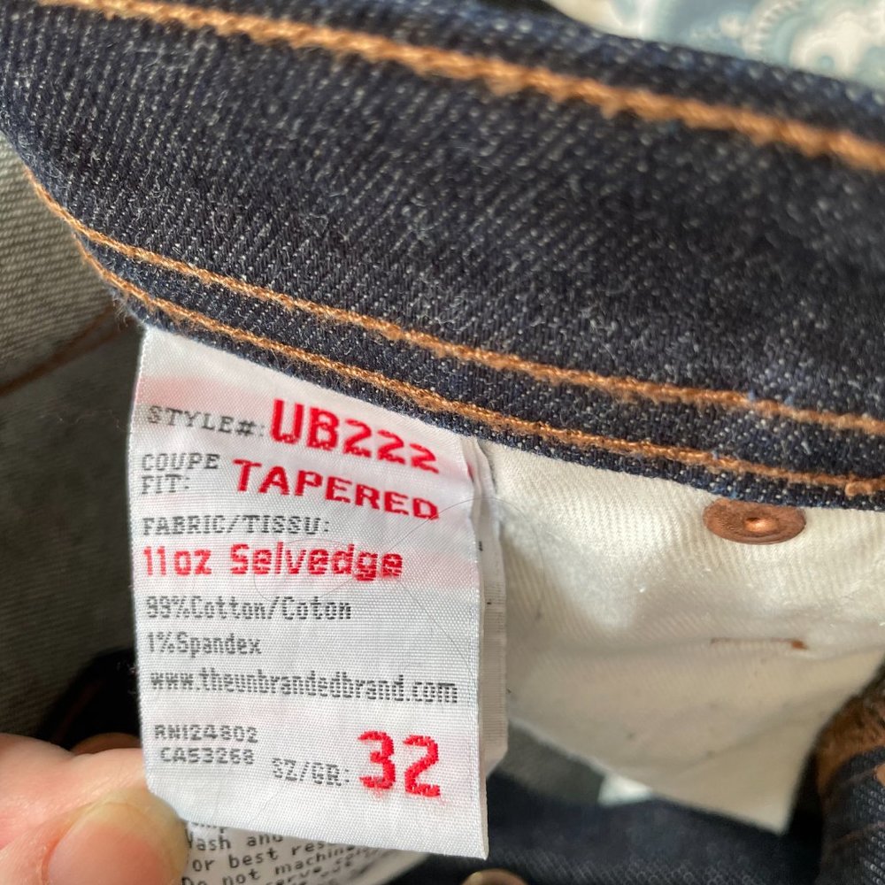 Unbranded Brand 11oz Stretch Selvedge Denim - Tapered Fit - 32 - Picture 8 of 8